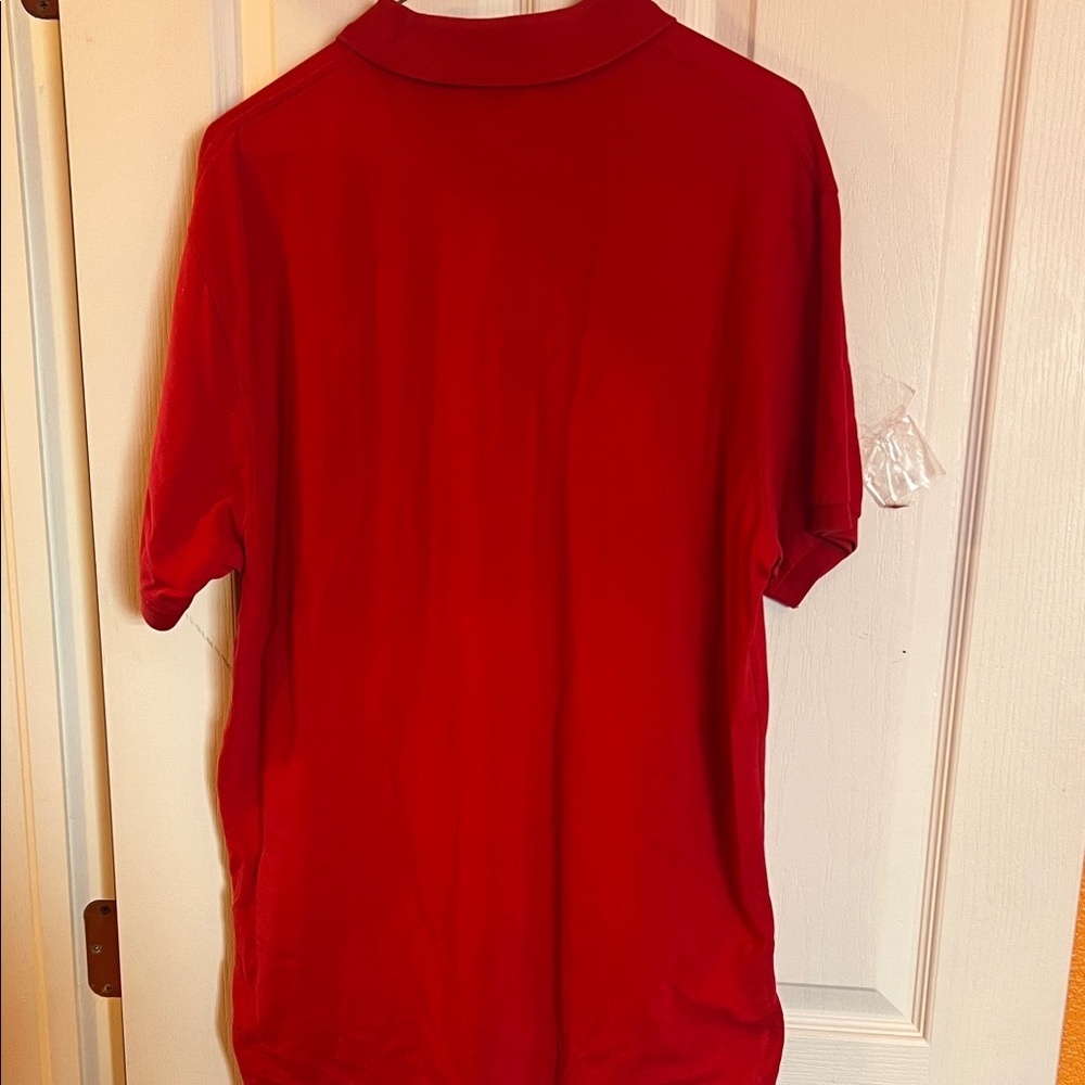 Polo by Ralph Lauren Men's Vibrant Red Polo Shirt Lg - Picture 4 of 4